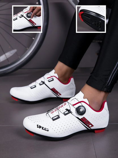 Men's Cycling Shoes Road Cycling Sports Shoes Women's MTB Racing Competition Self-Locking Cycling Shoes SPD Cleats Cycling Shoes