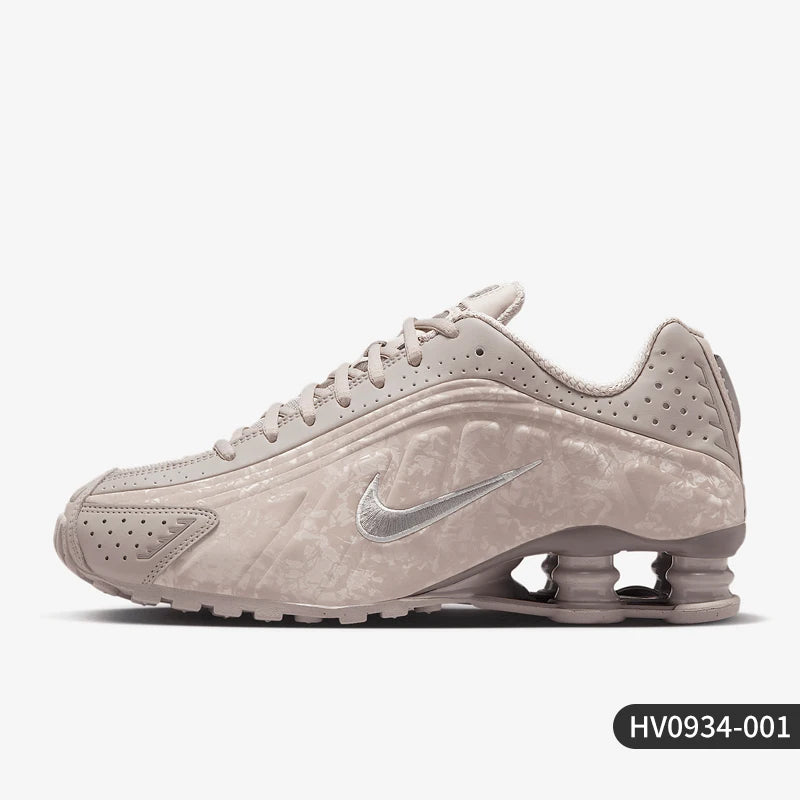 Nike Shox R4 genuínos — Ténis de corrida almofadados de cano baixo para mulher HV0934-001