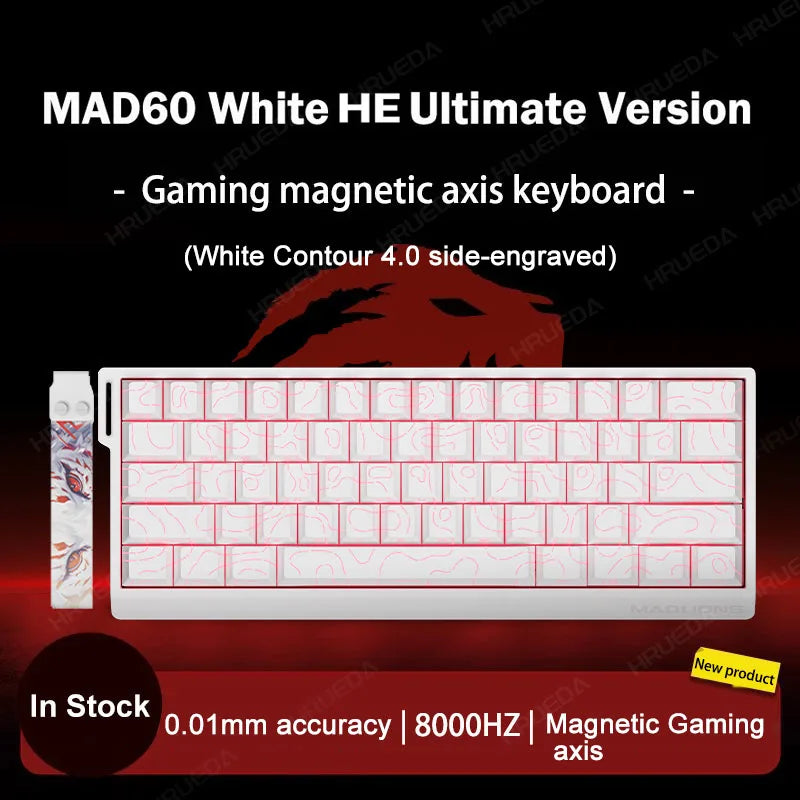 Madlions MAD 60/68 PRO Magnetic Switch Gaming Keyboard E-sport Custom Mechanical Aluminum Keyboard Ergonomics Accessories