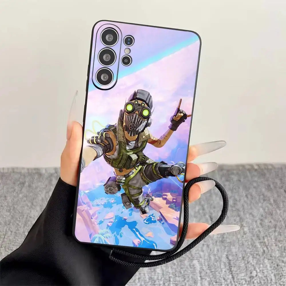Apex Legends  Phone Case Black Silicone Soft For Samsung S25,S24,S21,S22,S23,S30,Ultra,S20,Plus,Fe,Lite