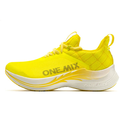 ONEMIX Original Carbon Fiber Running Racing Shoes Professional Marathon Ultra-Light Rebound Damping Trail Sport Road Sneakers