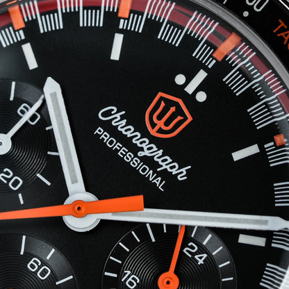 Orologio da uomo Watchdives New Wd1863 al quarzo VK63, cronografo con vetro zaffiro bombato, impermeabile, 39 mm, in acciaio, top brand, orologio business di lusso