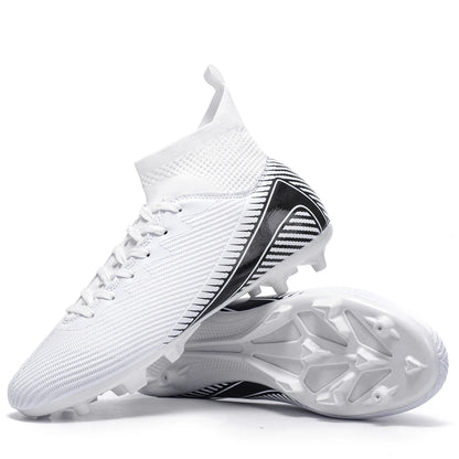 Professional Grass AG FG Soccer Shoes PU Fabric Integrated Upper TPU Tough Sole Wear Resistant Anti-slip Youth Footwear