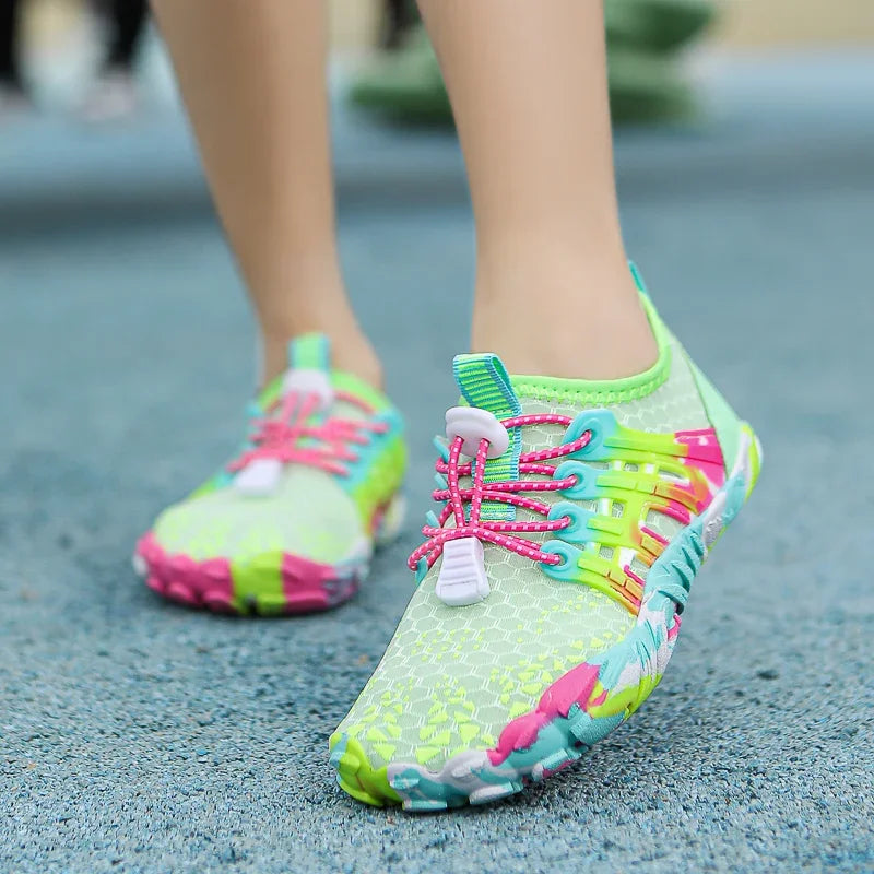 Unisex Quick-Drying Breathable Aqua Shoes Barefoot Beach Footwear for Adults and Kids Gym Outdoor Training Sneakers Size 28-46