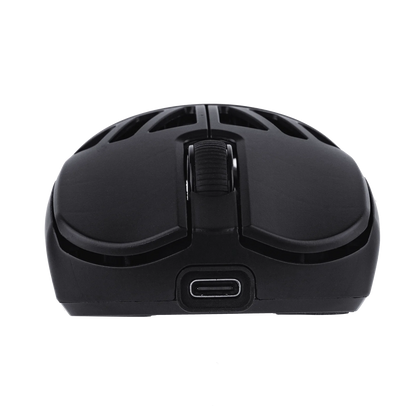 Ratón gaming inalámbrico EPOMAKER Carbon X con cable/2.4G/BT, DPI ajustable de 400 a 30,000, sensor PAW3950 para PC/Mac/Linux