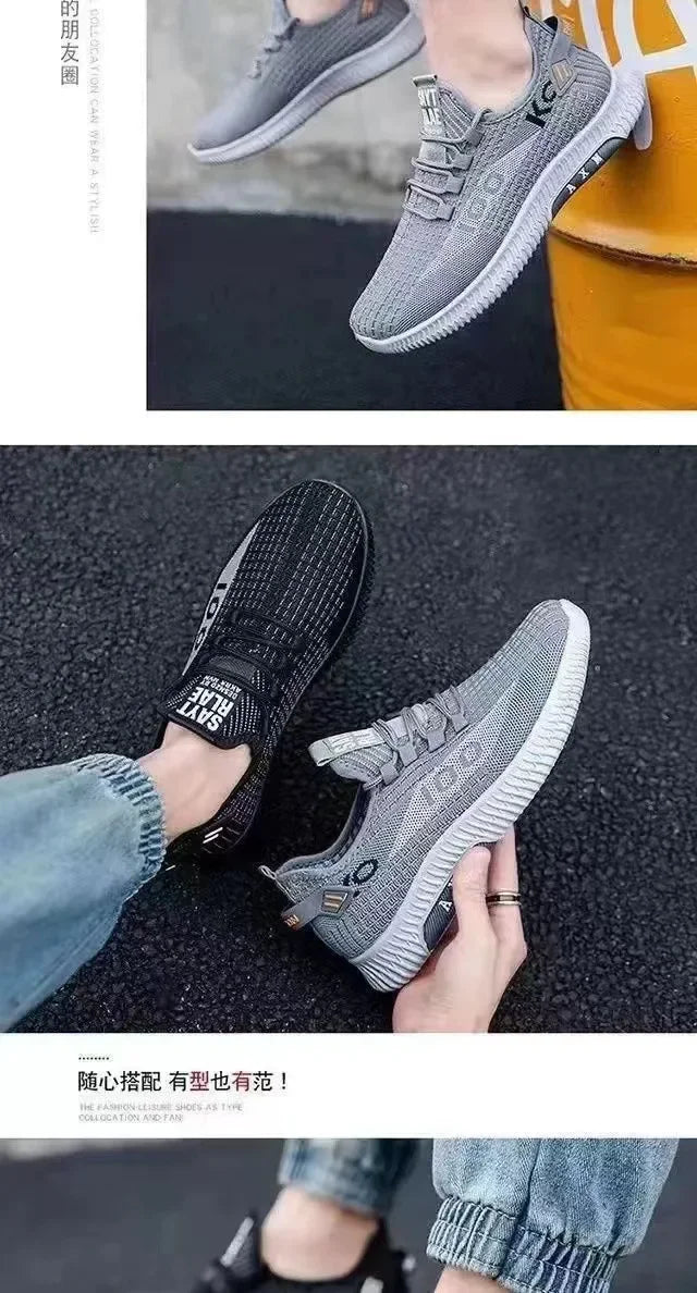 2026 Soft-Soled Spring and Autumn Old Cloth Shoes Breathable Mesh Shoes Non-Slip Wear-Resistant Casual Low-Top Work Shoes