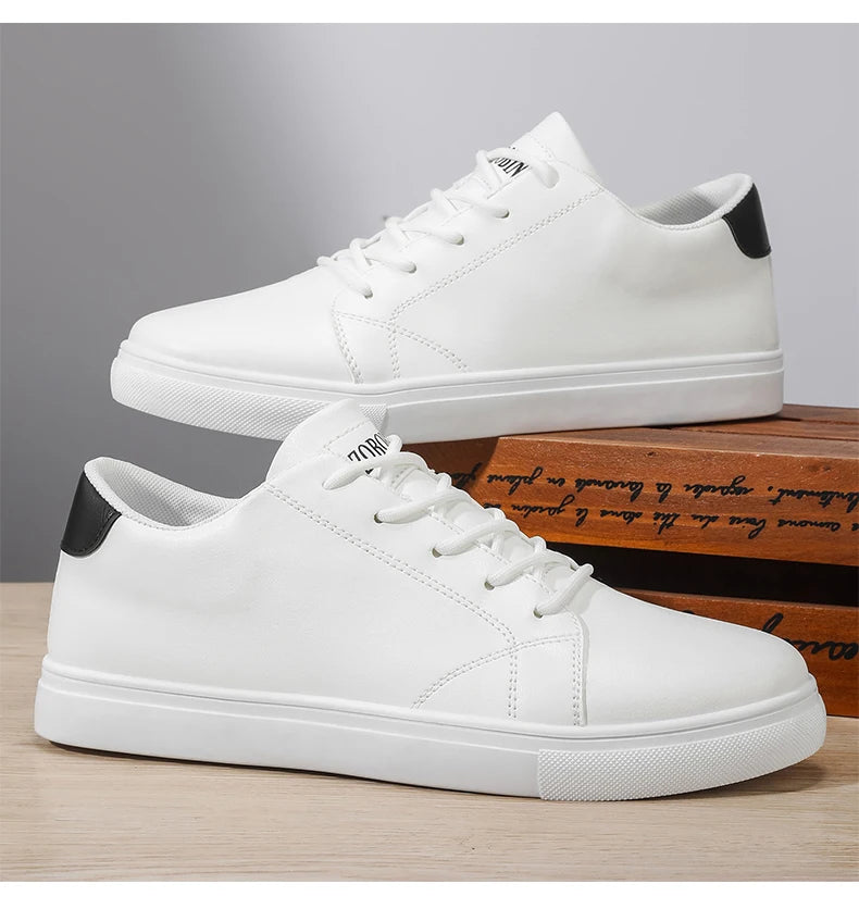 2026 Spring and Autumn Large Size New Trendy Men's Shoes Korean Style Breathable Versatile White Shoes Running Youth Casual Sports Shoes