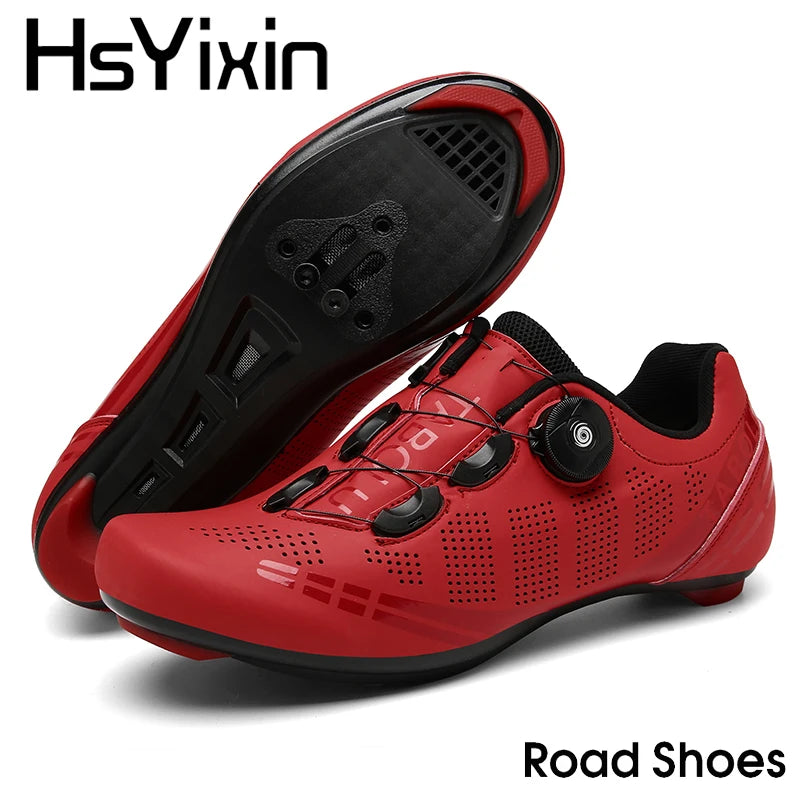 MTB Cycling Shoes Breathable Men’s and Women’s Off-Road Mountain Bike Cycling Shoes Self-Locking Speed Mountain Bike Pedal Shoes