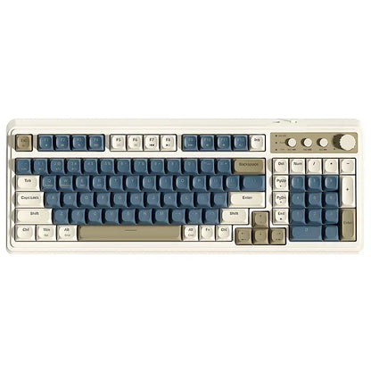 AULA S99 Spider Keyboard Membrane Keyboard Wireless Bluetooth Wired Three Mode RGB Gamer Keyboards Office Typing Mute 99 Keys