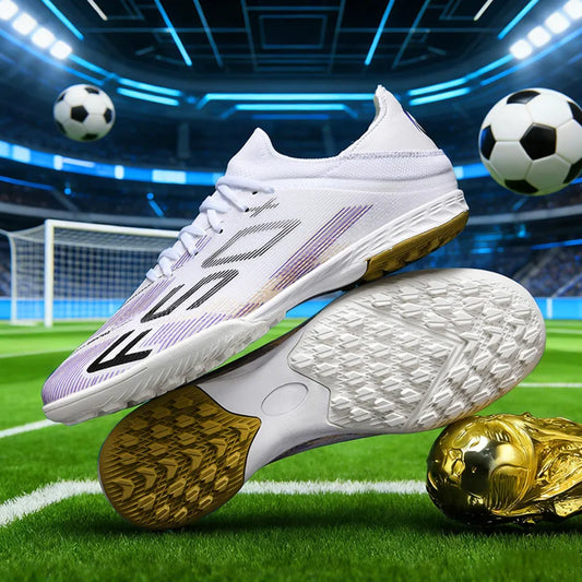 Ultralight Outdoor Sport Men's Soccer Shoes Training Football Sneakers for Youth Turf Soccer Cleats Cleats Non-Slip