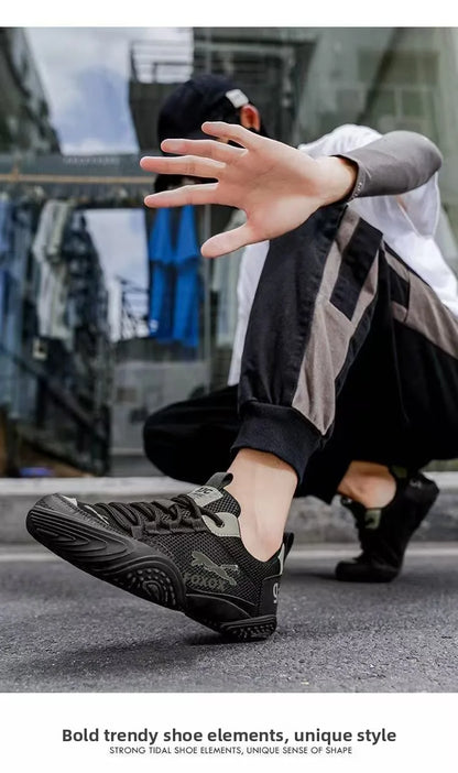 Scarpe da running da uomo traspiranti con tomaia leggera in mesh, suola morbida e confortevole, sneakers sportive casual, calzature estive di tendenza