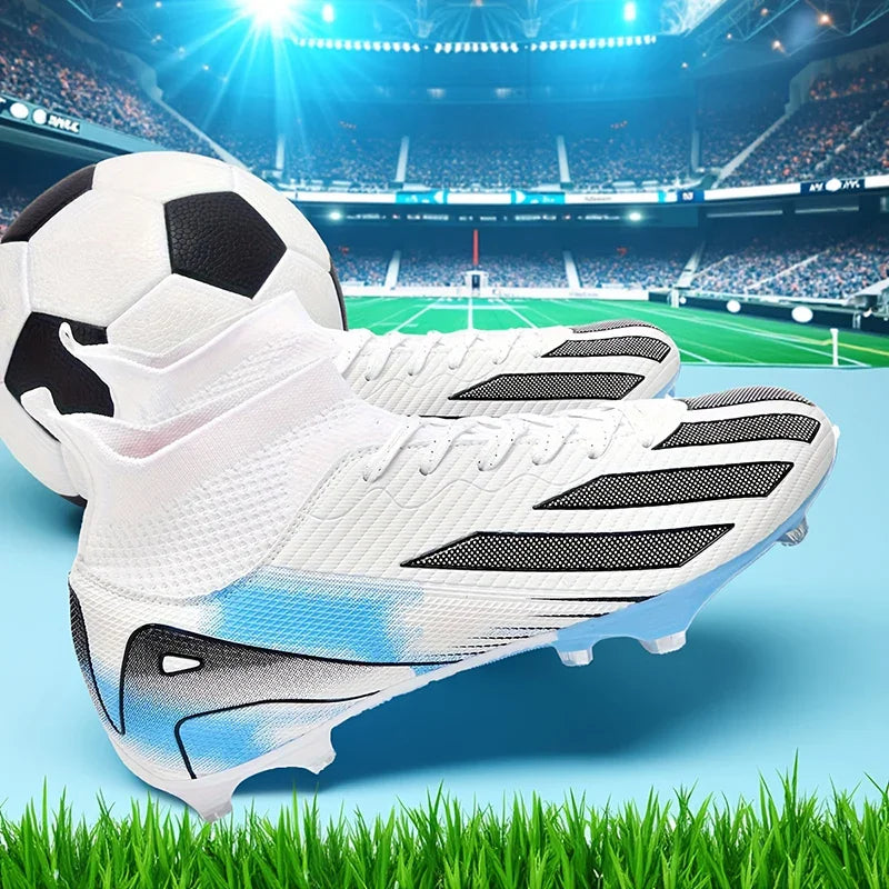 New Men's Soccer Shoes Adult Non-Slip Football Boots Cleats Boys Ultralight Sport Outdoor Comfortable Training Match Grass