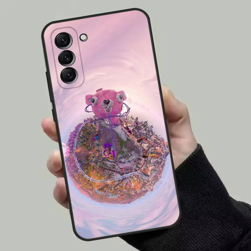 Funda de teléfono M-Midas F-Fortnite para Samsung Galaxy A13,A21s,A22,A31,A32,A52,A53,A71,A80, carcasa blanda negra