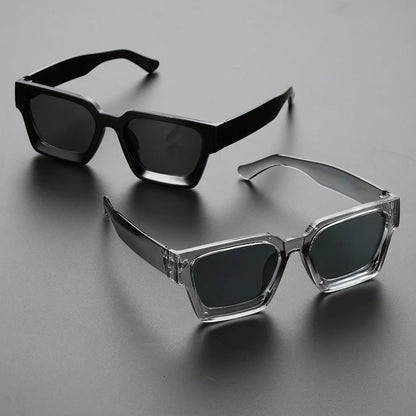 1/2 PC S Classic Fashion Square Plastic Frame Women Sunglasses For Men Daily Life Shades Eyewear Accessories.