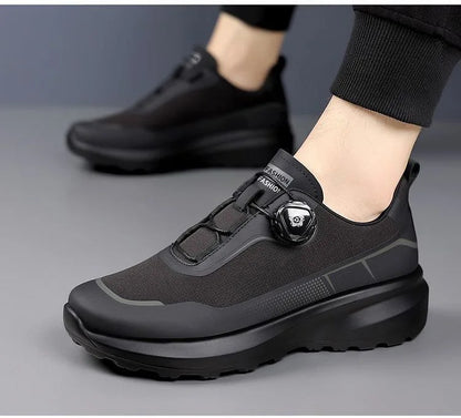 Outdoor Men's Sneakers 2026 New Spring and Summer Thick-Soled Sports Shoes Men's Hiking Daddy Shoes Casual Footwear for Men