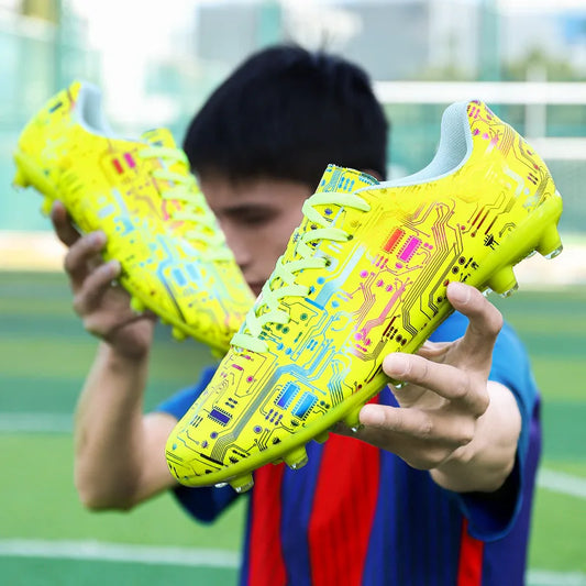 Men's Football Shoe Association Quick Five Up Football Nail Anti slip Professional Ultra Light Training Football Boot Turf