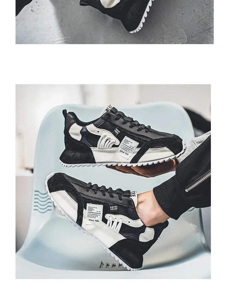 Men's Luxury Sneakers Sports Moccasins Chunky Casual Comfortable Breathable Trendy Designer Personality Shoes