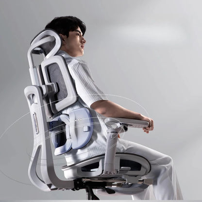 Ergonomischer Office-Mesh-Stuhl, moderner Executive-Computer- und Gaming-Stuhl, drehbar, rollbar und verstellbar