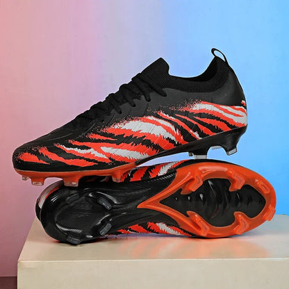 New Men’s Match Unisex Soccer Shoes Outdoor Adult Cleats Ultralight Football Boots Sport Non-Slip Comfortable Grass High-Quality