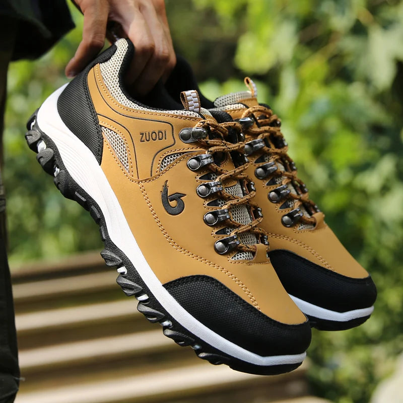 Zapatos de piel para hombre, calzado casual para hombre, zapatillas de primavera, otoño e invierno, calzado masculino tipo tenis, ligero para caminar