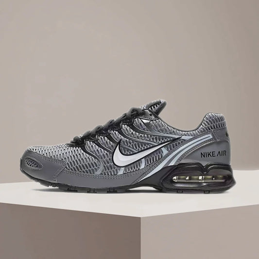 Nike Air Max Torch 4 Men's Low-Top Runners – Gray/Silver, Casual Fabric, Breathable Support, Long-Lasting Wear 343846-012