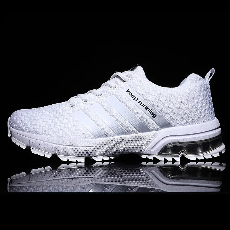 2025 Summer New Men Casual Sports Shoes Breathable Outdoor Running Shoes Comfortable Thick Bottom Fashionable Climbing Femininos