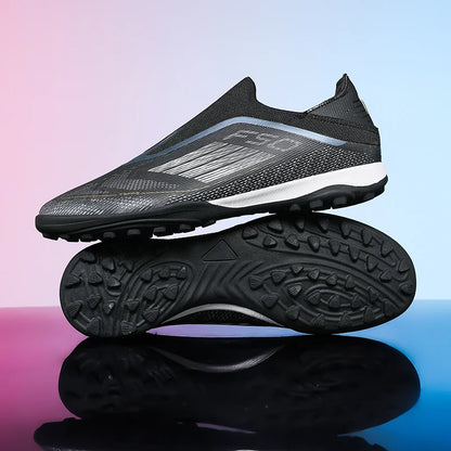 Men's Football Boots Futsal Ultralight Soccer Shoes Training TF Match Long Spikes Breathable Indoor Sneakers Cleats Drop Shipping