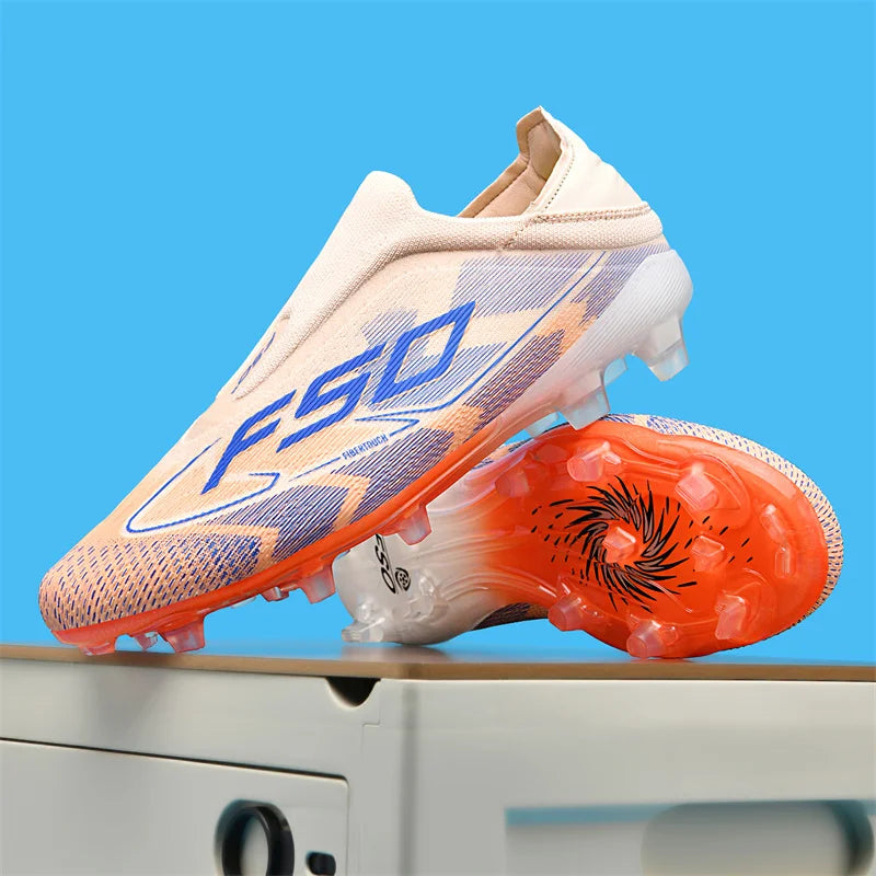 New men's football boots, non-slip high-quality soccer shoes, grass cleats, high-top futsal sneakers, match indoor hot-selling outdoor