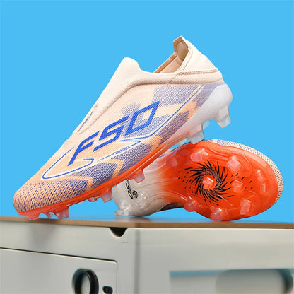 New men's football boots, non-slip high-quality soccer shoes, grass cleats, high-top futsal sneakers, match indoor hot-selling outdoor