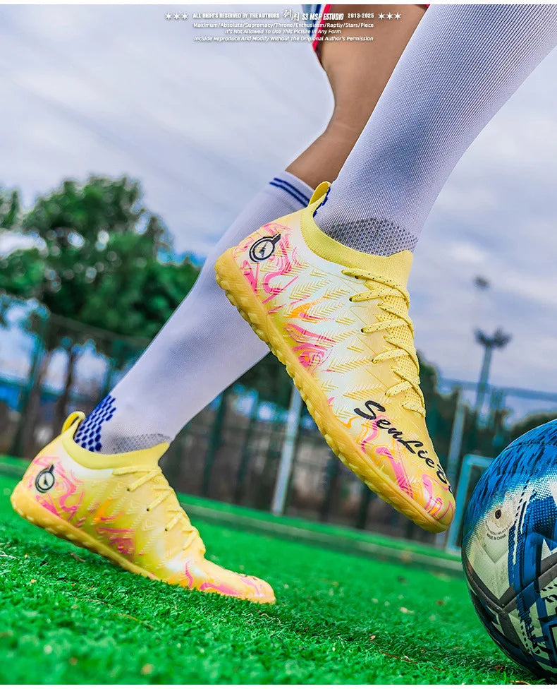Professional Soccer Sneakers for Men Women High Quality Fashion Men's Football Cleats Large Size 46 Futsal Shoes Man Trainers