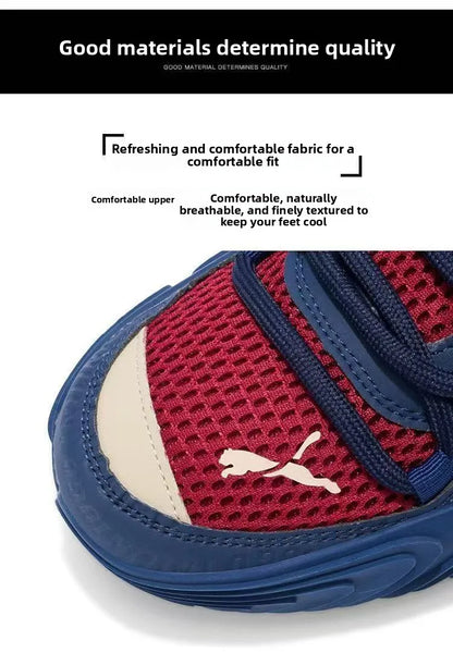 Scarpe da running da uomo traspiranti con tomaia leggera in mesh, suola morbida e confortevole, sneakers sportive casual, calzature estive di tendenza