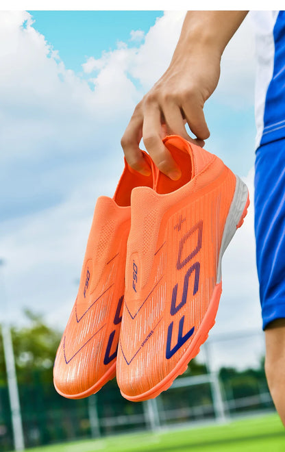 New Men's Soccer Shoes High-Quality Cleats Football Boots Sneakers Hot-Selling Indoor Futsal Non-Slip Match Grass High-Top Outdoor