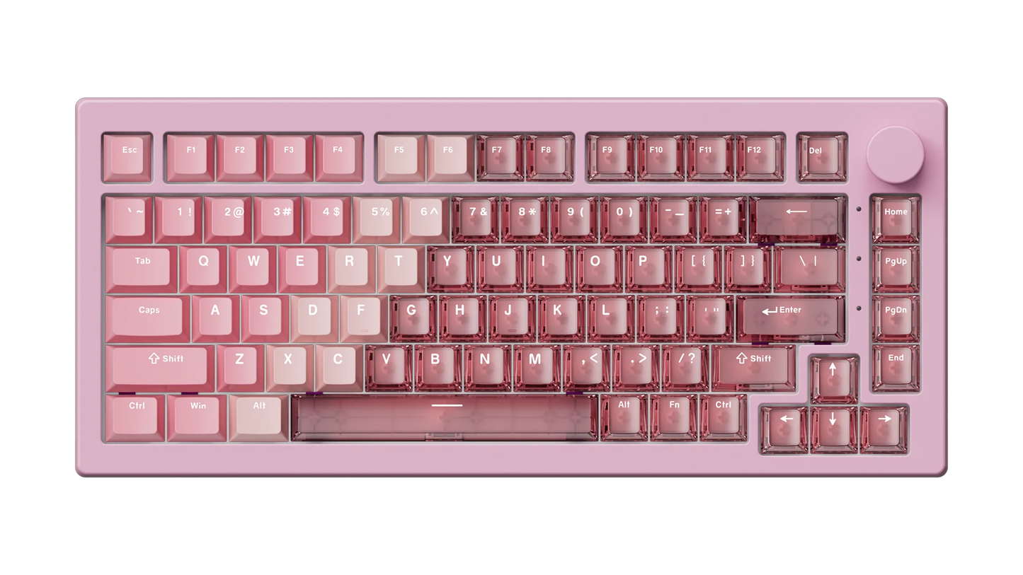 Akko 5075 V3 HE Magnetische Tastatur 75% Custom Mechanische Gaming-Tastatur Rapid Trigger 0.005mm 8K Polling-Rate ARGB