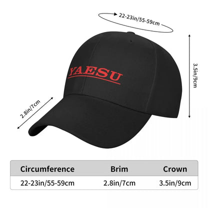 Yaesu 2024 Fashion Baseball Men Polyester Hats Adjustable Hat Universal Casual Cap Truck driver Hat