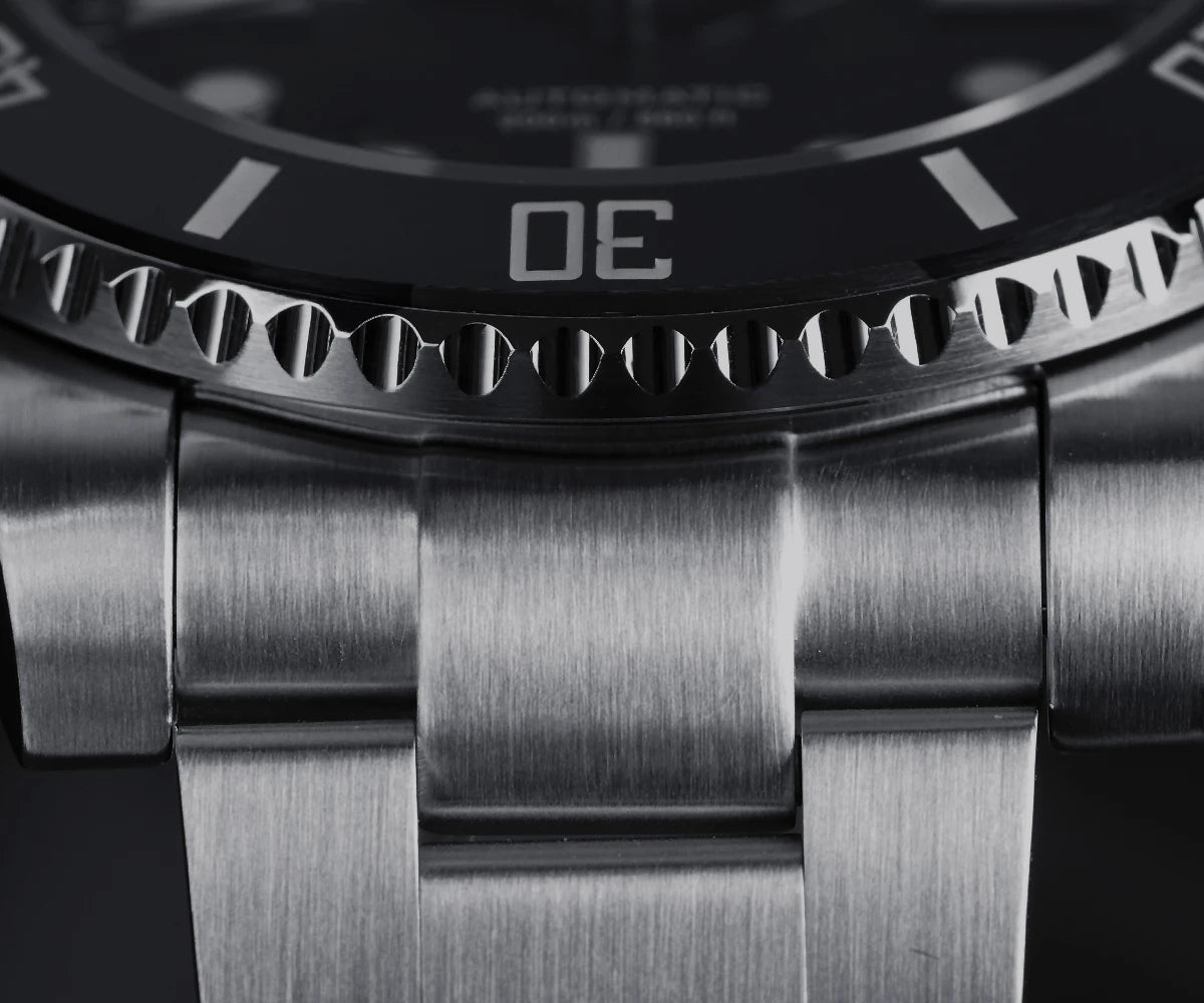 Cronos New 40mm Diver Men Watches Luxury Miyota9015 Automatic Mechanical Watch Sapphire Crytal Waterproof 200m AdjustClasp L6045