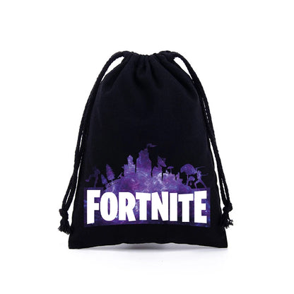Fortnites Boys Girls Drawstring Bags Cartoon Anime Printed Large Capacity Storage Bags Tote Bag Handbag New Cute Birthday Gifts