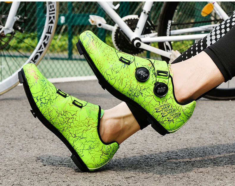 Professionelle Rennradschuhe für Herren und Damen – selbstarretierende Speed-Fahrradschuhe mit SPD-Cleats für Racing und Wettkampf