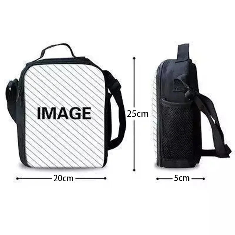 Bolsa térmica infantil de gran capacidad para niño Hot Game F-FortniteS, niña estudiante, picnic al aire libre, lonchera térmica reutilizable con aislamiento