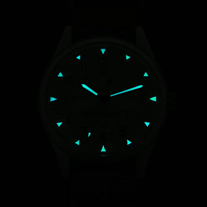 Militado ML07 Quartz Watch VH31 Sweep Movement Domed Sapphire Crystal Luminous 10Bar Waterproof 36mm Vintage Mens Watches