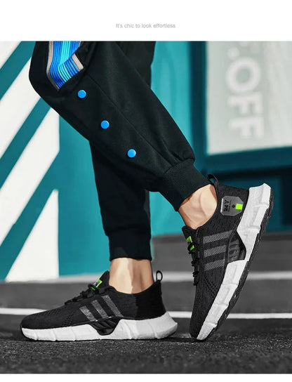 New Fashion Running Sport Shoes Men Sneakers Lightweight Breathable Mesh Comfortable Men's Casual Shoes Outdoor Jogging Zapatos
