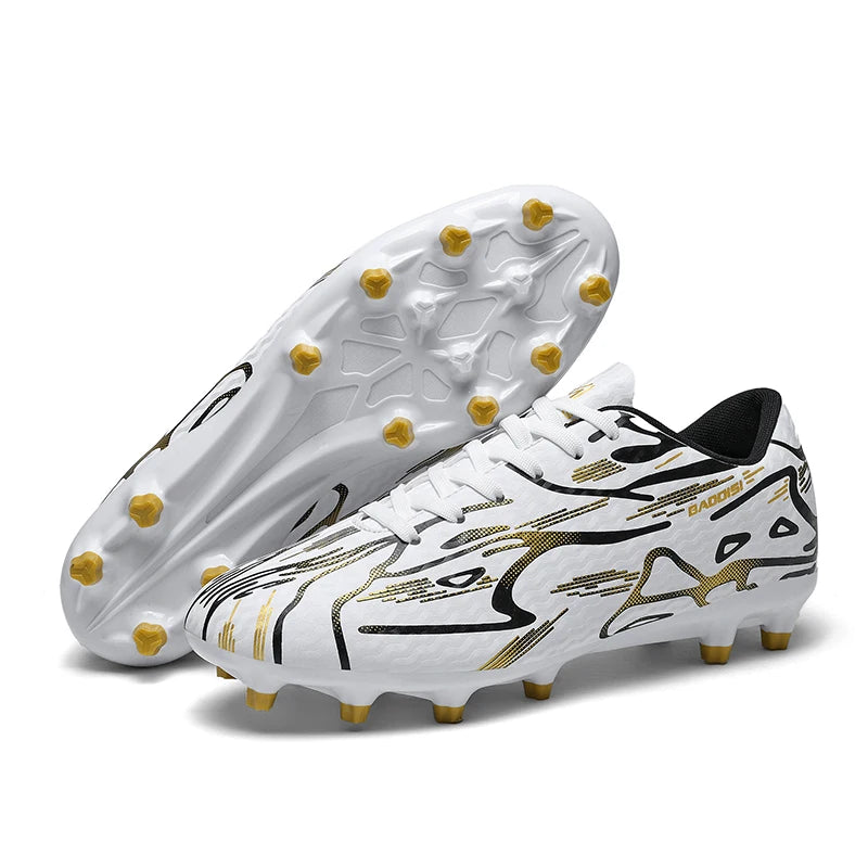 New Men Football Boots TF Sport Training Soccer Shoes Kids Ultralight Breathable Professional Sneakers Unisex Grass Cleats Match