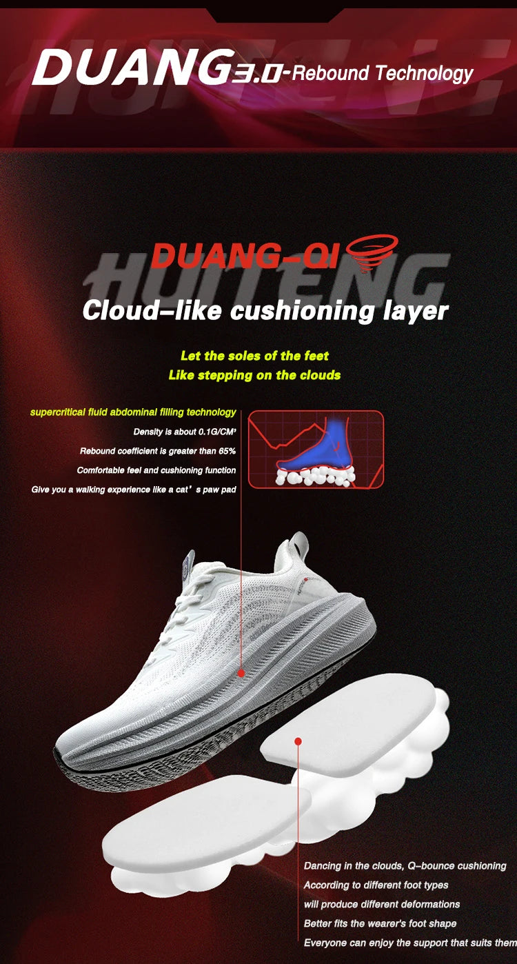 Zapatillas deportivas impermeables DUANG para hombre y mujer, zapatillas de running para maratón, calzado casual para atletismo al aire libre, antideslizantes
