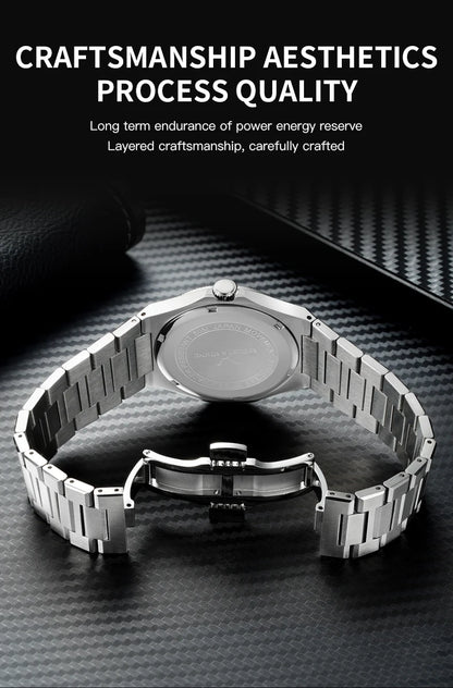 Dropshipping 2025 Hot Selling Products Wristwatches For Men Specht & Söhne Ultrathin Male Green Sports Watches 100M Waterproof