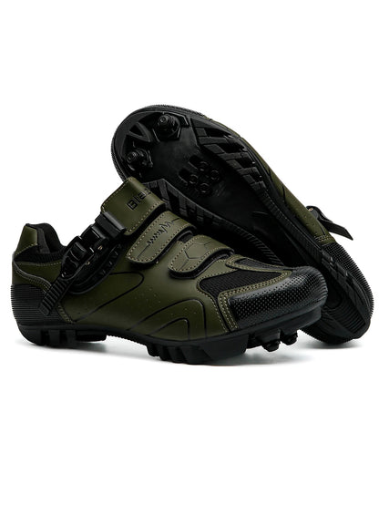 Spring 2025 MTB Cycling Shoes with Clamps for Men, Carbon Sports Shoes, Speed, Mountain Running, Mountain Bike Shoes