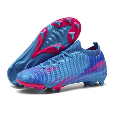 Professional Men's Outdoor FG Football Shoes, Durable Comfortable Training Shoes for Adults and Teenagers, Non-slip Soccer Shoes