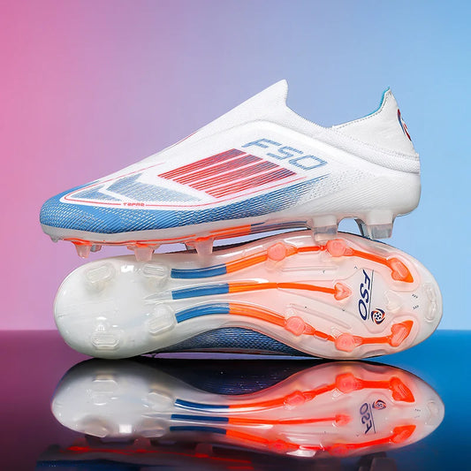 New Men Football Boots ComfortableSoccer Shoes Match Training Boys Non Slip Long Spikes Breathable Adult Cleats Outdoor Sport