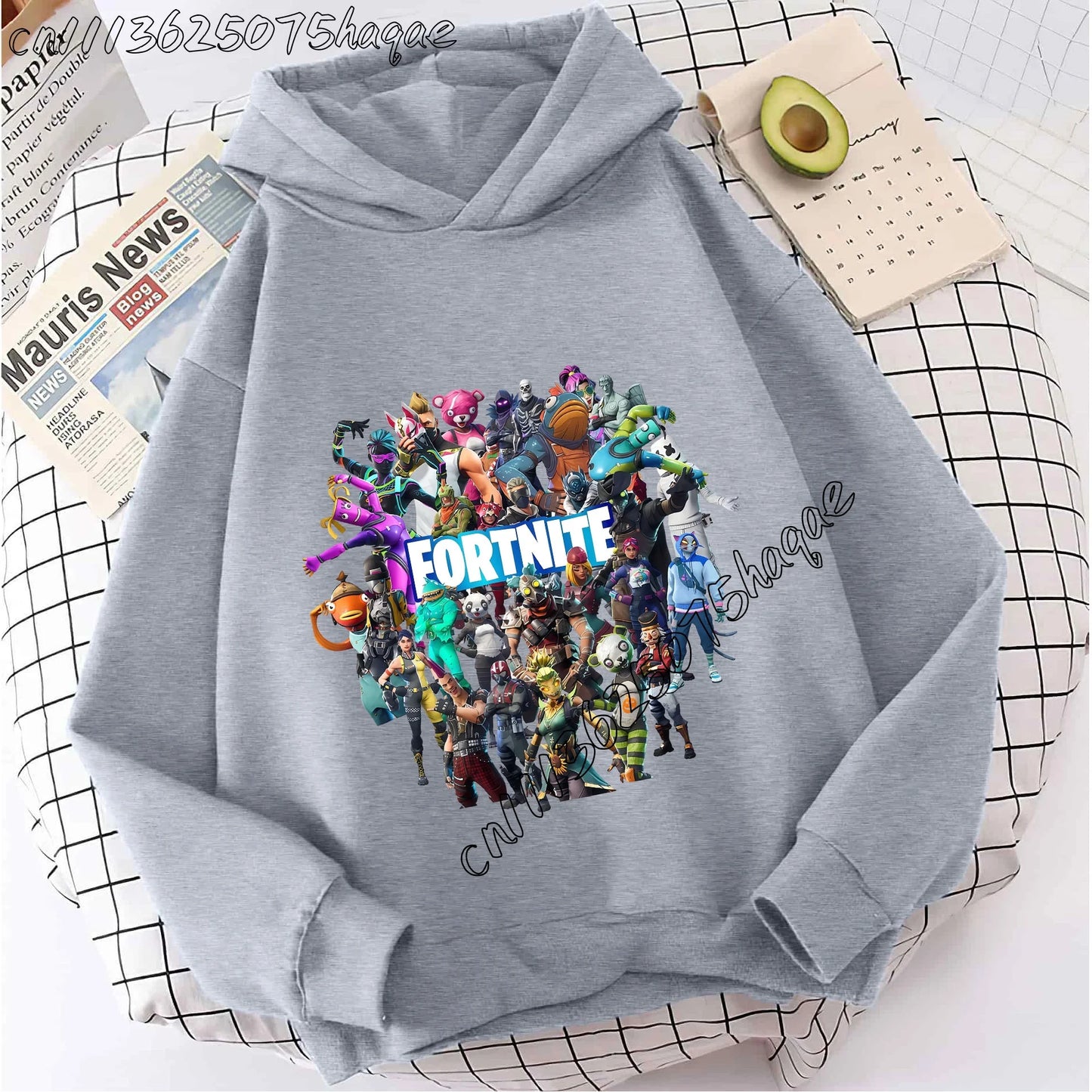 Abrigos con capucha para niños Fortnites, sudaderas anime Fortress Night, sudaderas con capucha de juego para primavera y otoño, ropa deportiva infantil, regalo