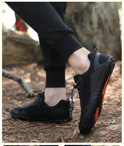 Men Barefoot Hiking Shoes Breathable Outdoor Sports Climbing Shoe Trekking Sneakers Non-Slip Comfort Man Casual Jogging Footwear