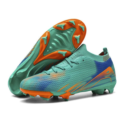 Professional Men's Outdoor FG Football Shoes, Durable Comfortable Training Shoes for Adults and Teenagers, Non-slip Soccer Shoes