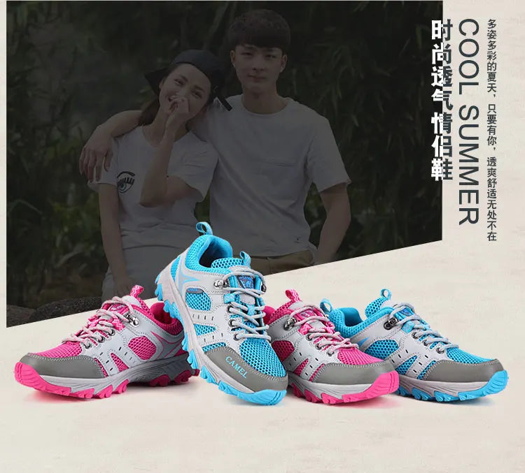 Brand Hiking Shoes For Men Non-slip Trekking Sneaker Spring Summer Breathable Rock Climbing Shoes Men Sport Outdoor Sneakers Man